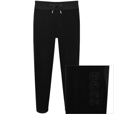 Product Image for BOSS Velour Joggers Black