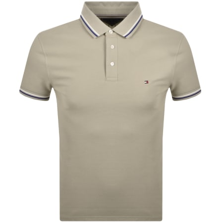 Product Image for Tommy Hilfiger Tipped Polo T Shirt Brown