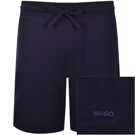 Product Image for HUGO Austin Waffle Shorts Navy