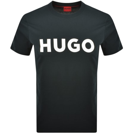 Product Image for HUGO Dulivio Crew Neck T Shirt Green