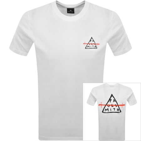 Product Image for Paul Smith Triangle Logo T Shirt White