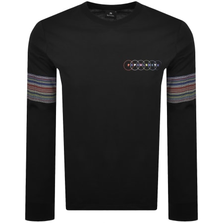 Product Image for Paul Smith Long Sleeve T Shirt Black