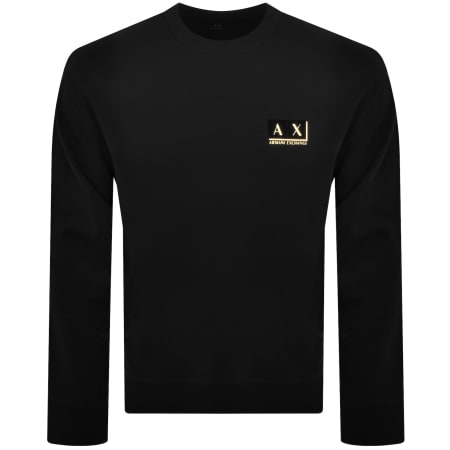 Product Image for Armani Exchange Logo Sweatshirt Black