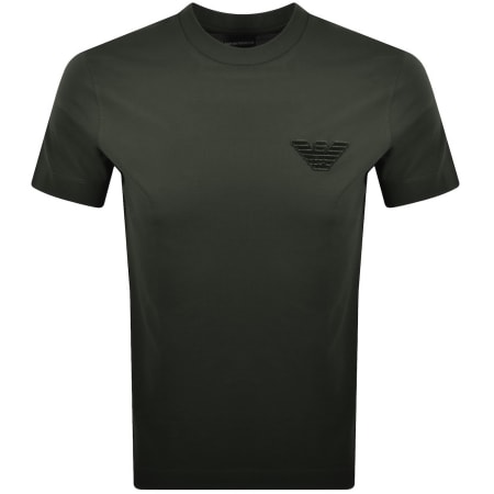 Product Image for Emporio Armani Logo T Shirt Green