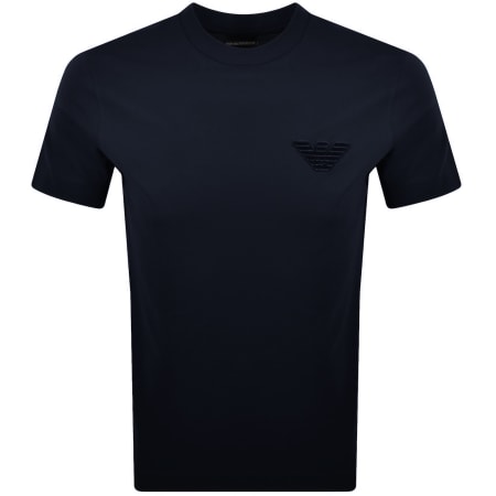 Product Image for Emporio Armani Logo T Shirt Iconico Navy