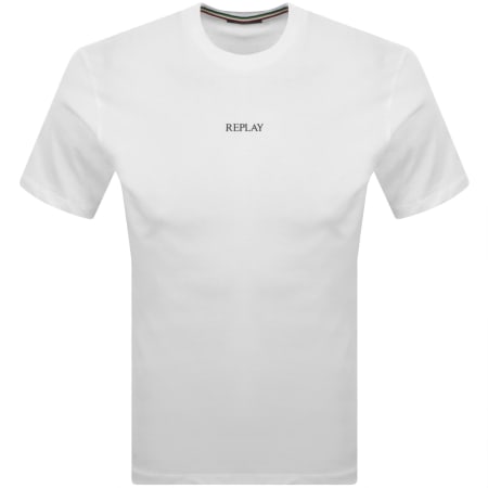 Product Image for Replay Logo T Shirt White