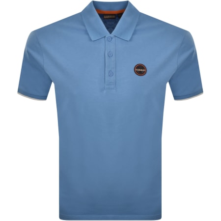 Product Image for Napapijri E Badge Polo T Shirt Blue