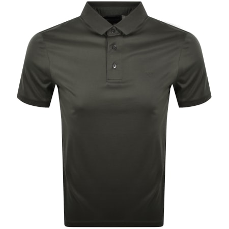 Product Image for Emporio Armani Short Sleeved Polo T Shirt Green