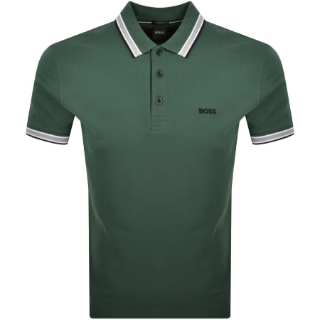 Product Image for BOSS Paddy Polo T Shirt Open Green