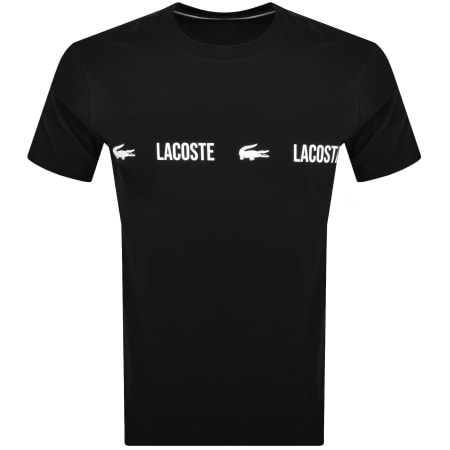 Product Image for Lacoste Lounge Logo T Shirt Black
