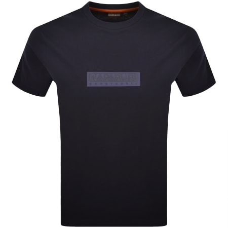 Product Image for Napapijri S-Box Logo T Shirt Navy