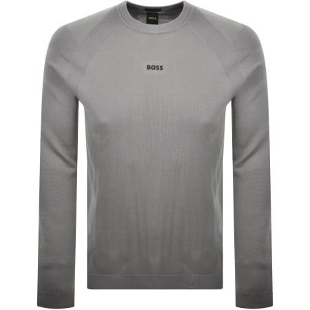 Product Image for BOSS Tour Seamless Knit Jumper Grey