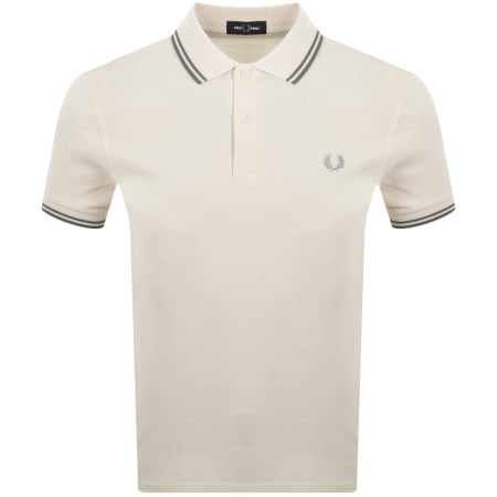 Product Image for Fred Perry Twin Tipped Polo Ecru
