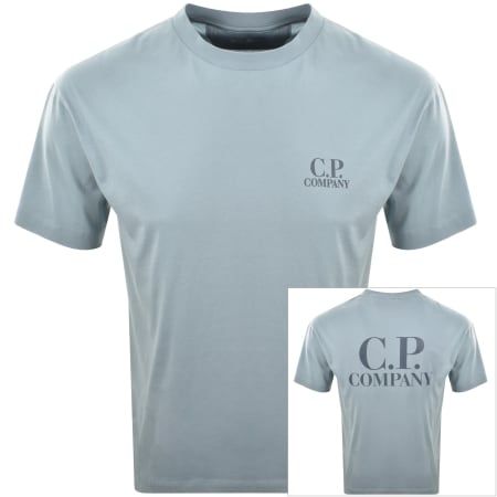 Product Image for CP Company Logo T Shirt Blue