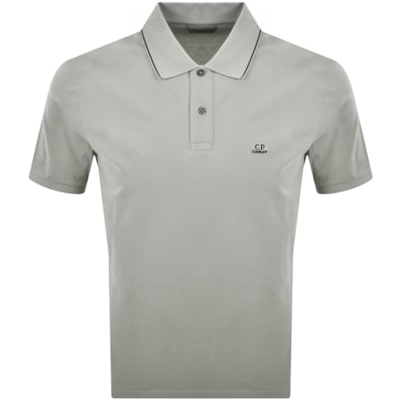Product Image for CP Company Tipped Polo T Shirt Grey