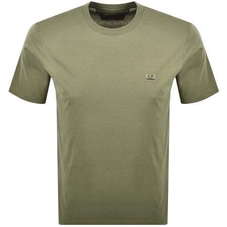 Product Image for CP Company Logo T Shirt Green