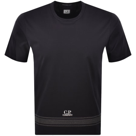 Product Image for CP Company T Pezza Jersey T Shirt Navy