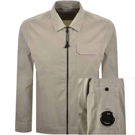 Product Image for CP Company Gabardine Overshirt Grey