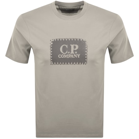 Product Image for CP Company Logo T Shirt Beige
