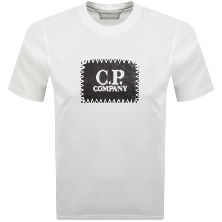 Product Image for CP Company Logo T Shirt White
