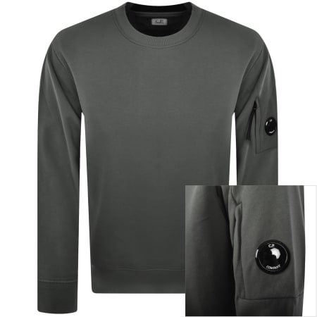 Product Image for CP Company Raised Lens Sweatshirt Green