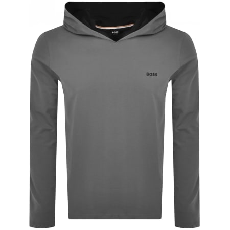 Product Image for BOSS Mix And Match Hooded T Shirt Grey