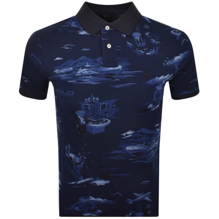 Product Image for Ralph Lauren Spy Bear Graphic Polo Blue