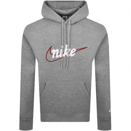 Product Image for Nike Club Brushed Hoodie Grey