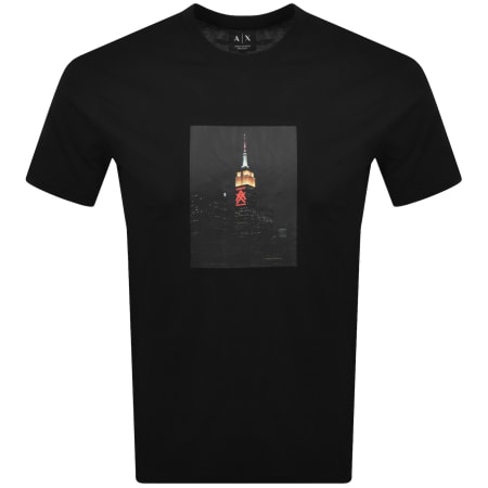 Product Image for Armani Exchange Crew Neck T Shirt Black