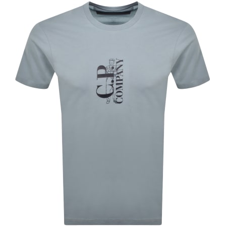 Product Image for CP Company Logo T Shirt Blue