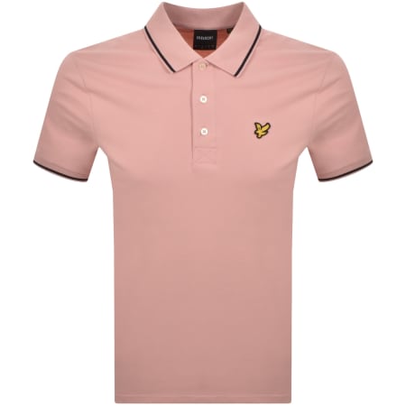 Product Image for Lyle And Scott Tipped Polo T Shirt Pink