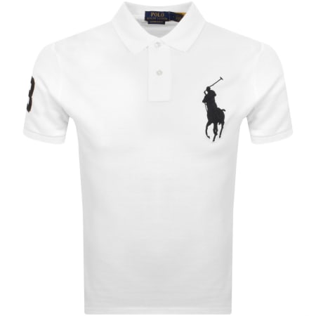 Product Image for Ralph Lauren Logo Polo T Shirt White