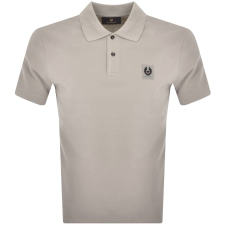 Product Image for Belstaff Short Sleeve Polo T Shirt Grey