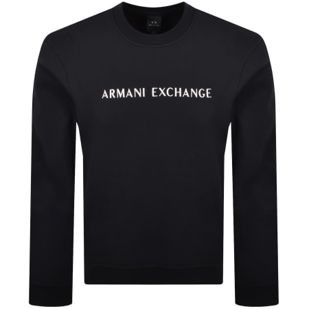 Product Image for Armani Exchange Logo Sweatshirt Navy