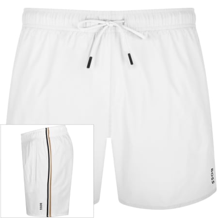Product Image for BOSS Iconic Swim Shorts White