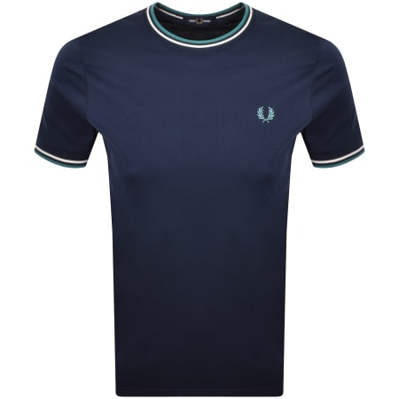 Product Image for Fred Perry Twin Tipped T Shirt Blue