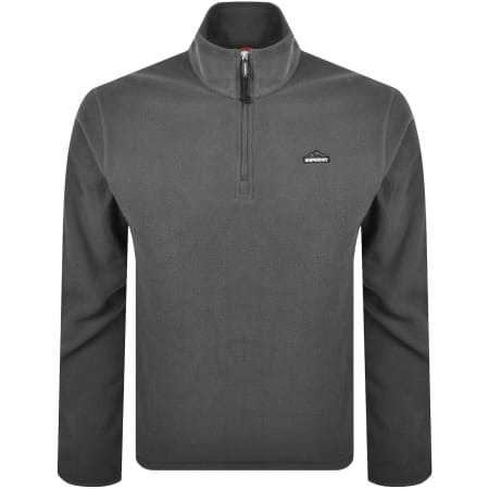 Product Image for Superdry Polar Half Zip Fleece Lauren Grey