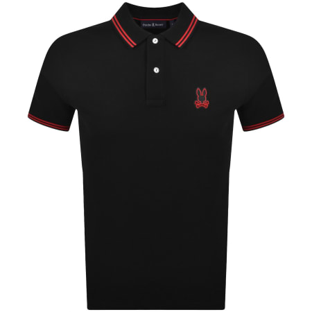 Product Image for Psycho Bunny Sayer Pique Polo T Shirt Black