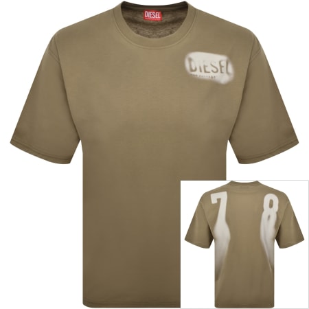 Product Image for Diesel T Boxt V2 T Shirt Beige