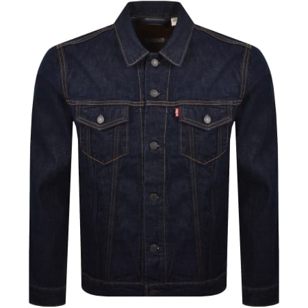 Product Image for Levis Trucker Denim Jacket Dark Wash Blue