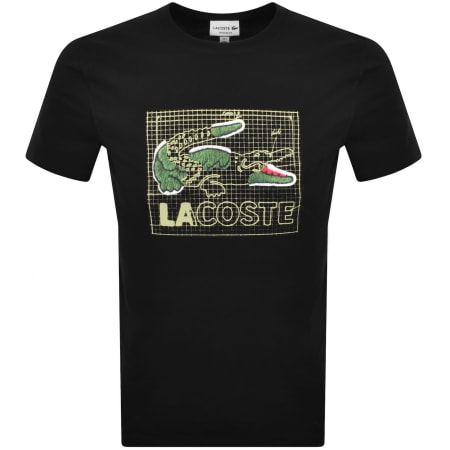 Product Image for Lacoste Crew Neck T Shirt Black
