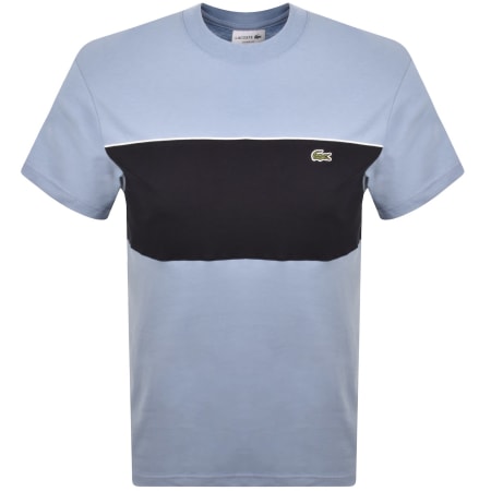 Product Image for Lacoste Crew Neck T Shirt Blue