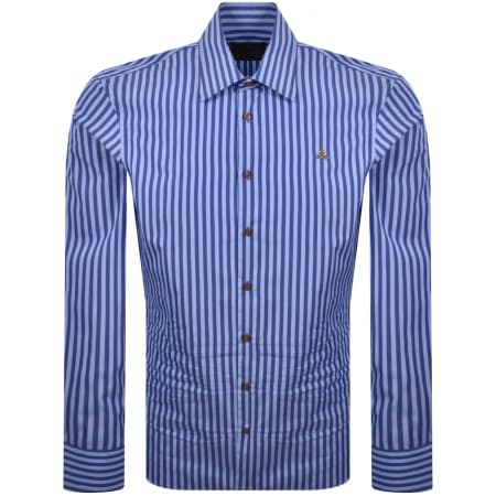 Product Image for Vivienne Westwood Ghost Long Sleeved Shirt Blue