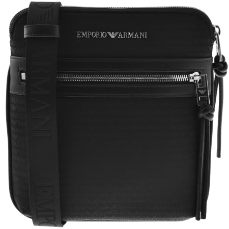 Product Image for Emporio Armani Monogram Crossbody Bag Black