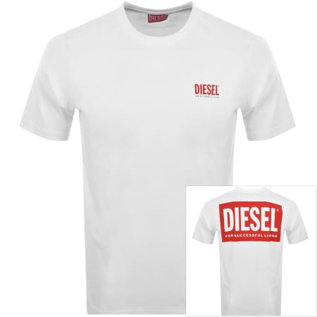 Product Image for Diesel T Boxt Bisk T Shirt White