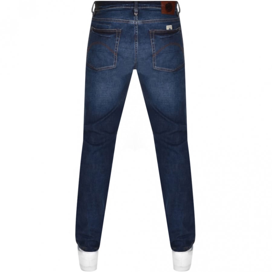 Image number 2 for Pretty Green Erwood Slim Fit Jeans Navy
