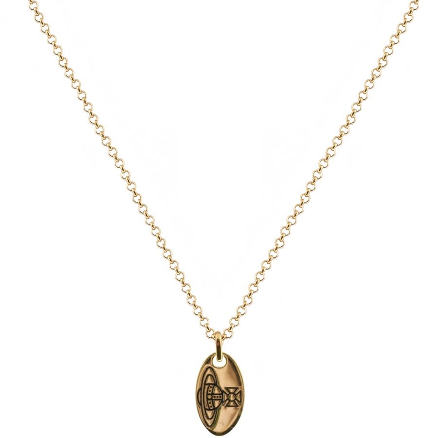 Image number 1 for Vivienne Westwood Tag Pendant Gold