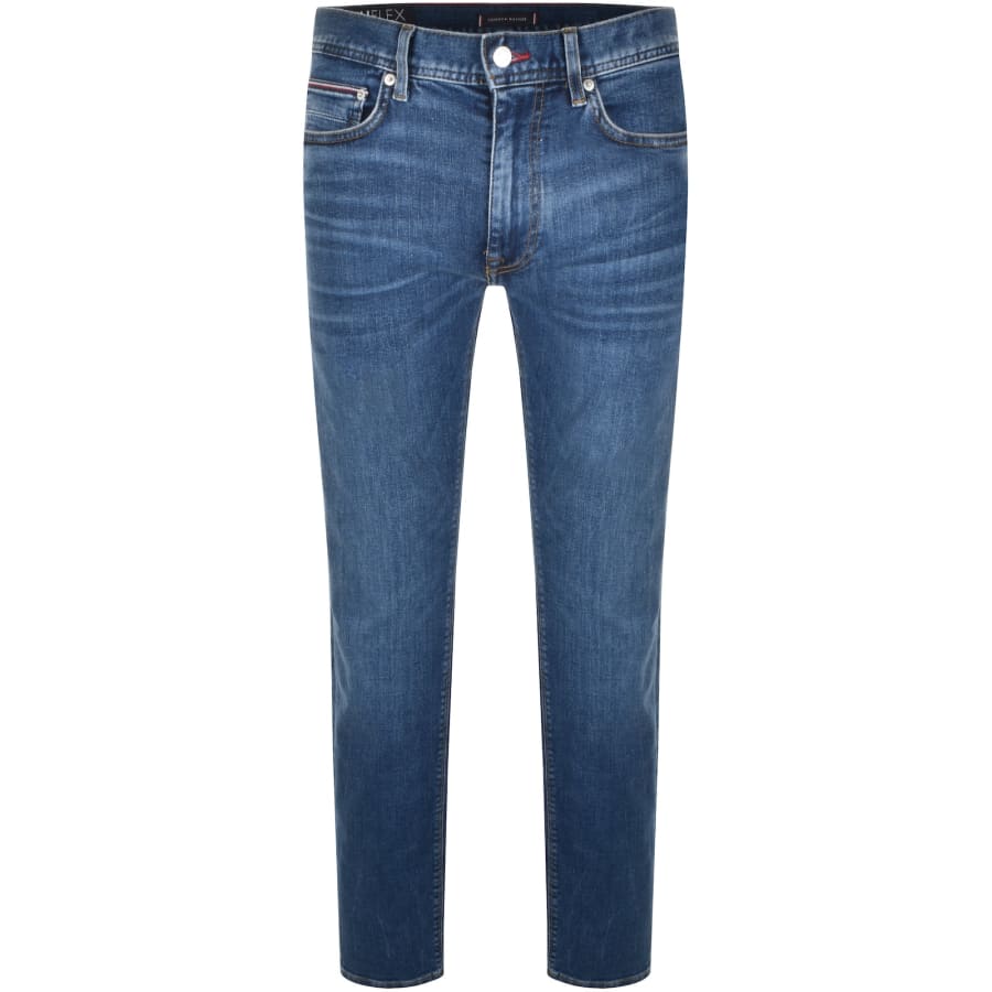 Image number 2 for Tommy Hilfiger Bleecker Slim Fit Jeans Blue