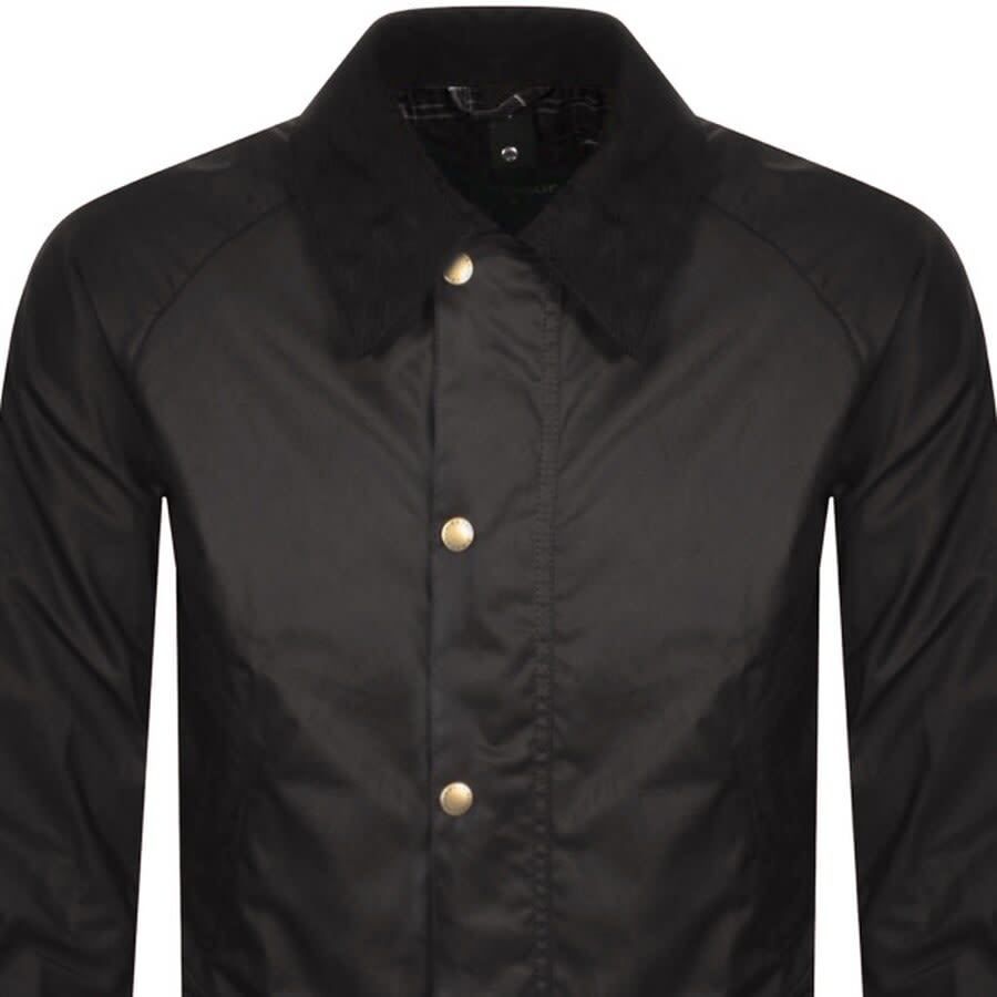 Image number 2 for Barbour Ashby Waxed Jacket Olive Green