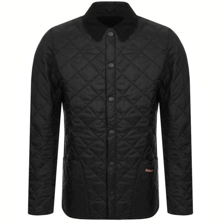 Image number 1 for Barbour Liddesdale Heritage Quilted Jacket Black